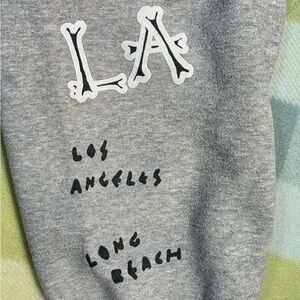 Grey Deathrow Records'Graphic Sweatpants